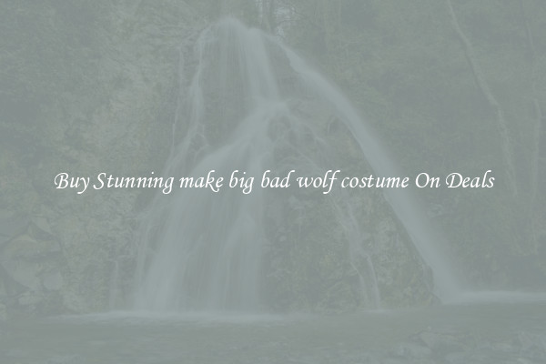 Buy Stunning make big bad wolf costume On Deals