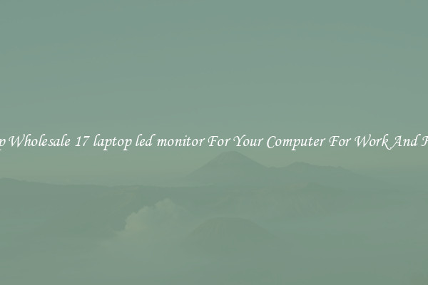 Crisp Wholesale 17 laptop led monitor For Your Computer For Work And Home