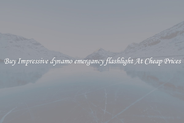 Buy Impressive dynamo emergancy flashlight At Cheap Prices