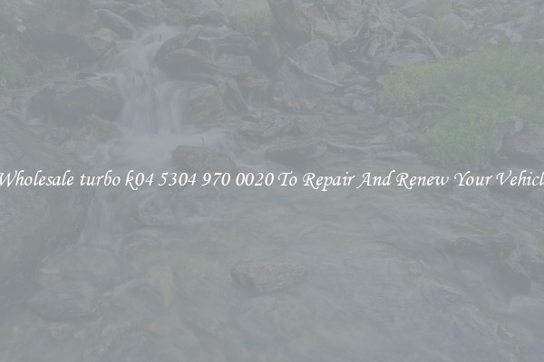 Wholesale turbo k04 5304 970 0020 To Repair And Renew Your Vehicle